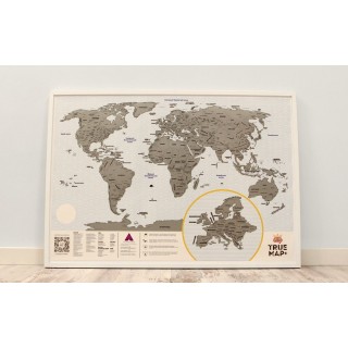 Скретч карта «True Map PLUS»